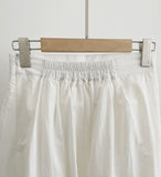 Shooly Pintuck Banding Flare Long Skirt