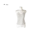 Claire Flower Lace Wave Sleeveless