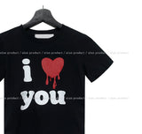 Love You Printed Crop Short Sleeve