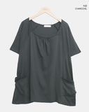Carrot Loose Fit Short Sleeve Pocket T-shirt