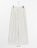 [unisex] Ninico Banding Corduroy Wide Pants