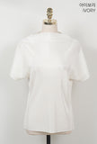 Prina Pleated Half Neck Blouse