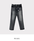Folder brush washing center crease denim