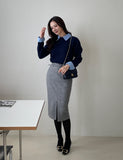 Onew Shirt Layered Round Knit