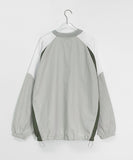 [unisex] Hodeki color matching nylon string over sweatshirt