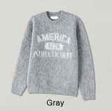 Soft Lettering Over Knit