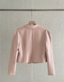 Mikel Collar Short Jacket Long Skirt Set