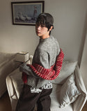 Polup Wool Slit Button Knit