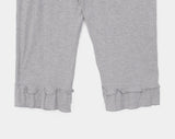 Zabel Rib Frill Capri Pants