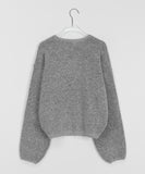 Oyui Color Round Basic Knit Cardigan