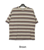 Tosen Pigment Stripe Short Sleeve T-Shirt