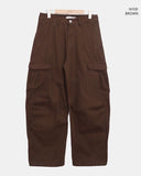 Riqui Cut Curved Wide Cargo Pants