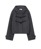 Duffle hoodie short coat