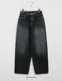 Genta cut wide denim pants