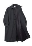 Urban oversize long balmacan coat