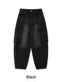 Raytz Washing Balloon Cargo Denim Pants