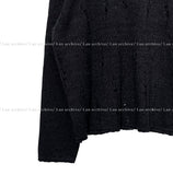 Ruffle vintage damage knit