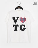 BTU Vintage Heart Check Patch Short Sleeve T-Shirt