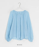 Kirina Loose Fit Balloon Sleeve Summer Blouse