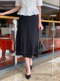 Denain Chiffon Double Layered Long Skirt