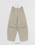 Rutu Pintuck Cotton Wide Pants