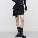 Rable Cargo Wrap Mini Skirt