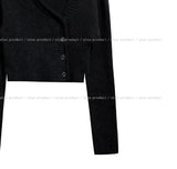Hari unbalanced crop knit