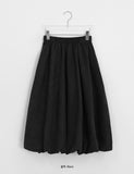 Dolance Suede Balloon Long Skirt