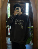 Piece Rivet Detail Boxy Hood