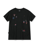 Mushroom Stitch Crop Short Sleeve Tee