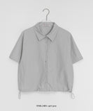 [BAONHAUS] Atson Nylon Short Sleeve Collar Shirt