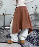 Festie Suede Wrap Skirt