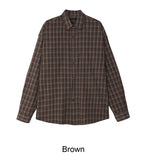Dehen Oversized Fit Checkered Shirt