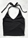 Multi Strap Halter Sleeveless