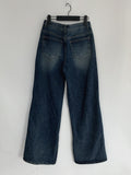 Windbreaker y2k denim wide pants