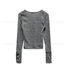 Moki Cut Henley Neck Knit