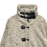 Mellie Leather Double Buckle Fur Mustang