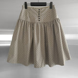 Tib Dot Midi Skirt