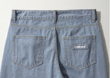 Nine Stripe Wide Denim Pants
