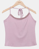 Mumon Check Sleeveless Blouse