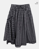 Beon Check Long Skirt