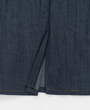 Ronconi Banding Slit Patch Denim Long Skirt
