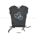 BUTTERFLY STRAP TEE