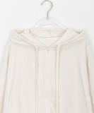 [BAONHAUS] Veyron Shirring Linen Hood Jumper