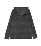 Vale Rivet Henley Neck Hoodie