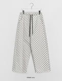 Ryuz Dot Cotton Wide Pants