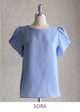 Kint Tulip Short Sleeve Blouse