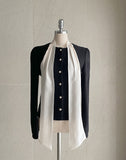 Tinua Tie Ribbon Knit Cardigan