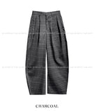 Oakley checked curve balloon slacks