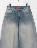 Sutin Washed Wide Denim Pants